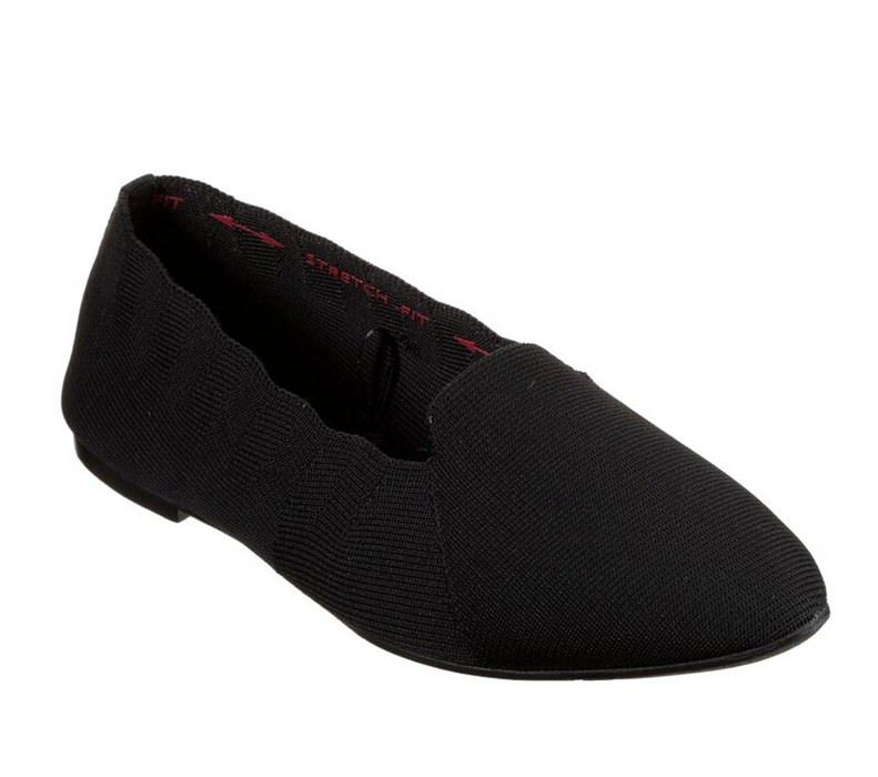 Skechers Cleo - Movie Date - Womens Flats Shoes Black [AU-JR1880]